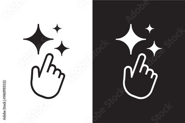 Obraz ai generated icon on white background	