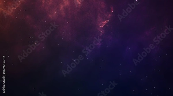 Fototapeta Deep space nebulae with scattered stars.