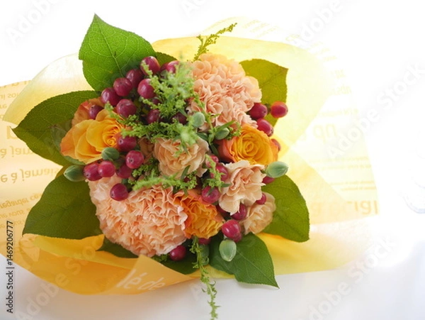 Obraz 窓辺の花束