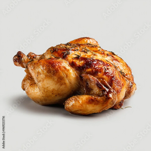 Obraz un poulet roti - IA Generated