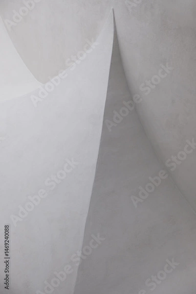 Fototapeta "Minimalist abstract composition with geometric shapes. Conceptual photography, ideal as a texture or elegant background for graphic designs, presentations or architectural projects."