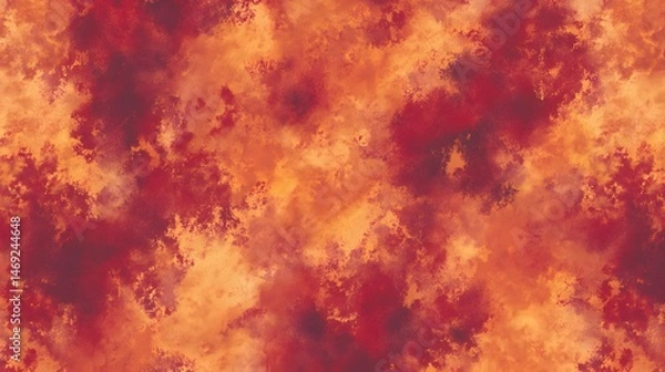 Fototapeta Abstract pattern of vibrant red-orange hues.