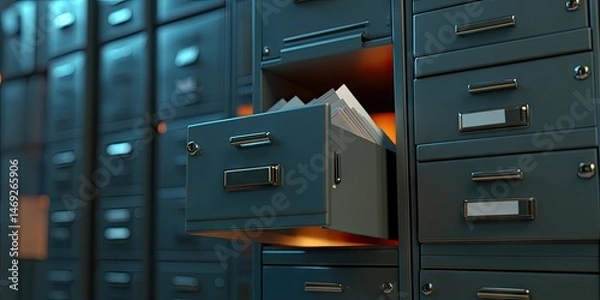 Obraz Organized Filing Cabinets (1)