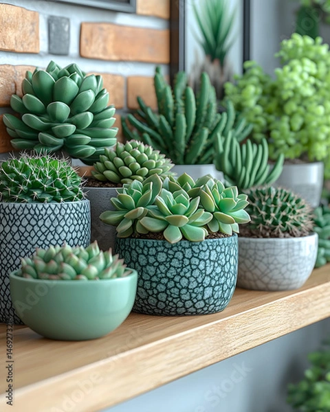 Obraz Color-Graded Succulent Collection