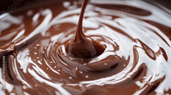 Obraz Decadent Chocolate Meltdown: A Luxurious Close-Up