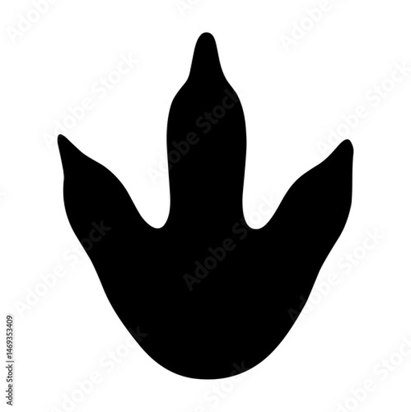 Obraz Dinosaur footprint