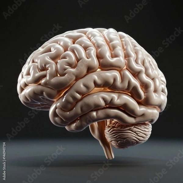 Obraz The Science Behind the Human Brain Made Easy