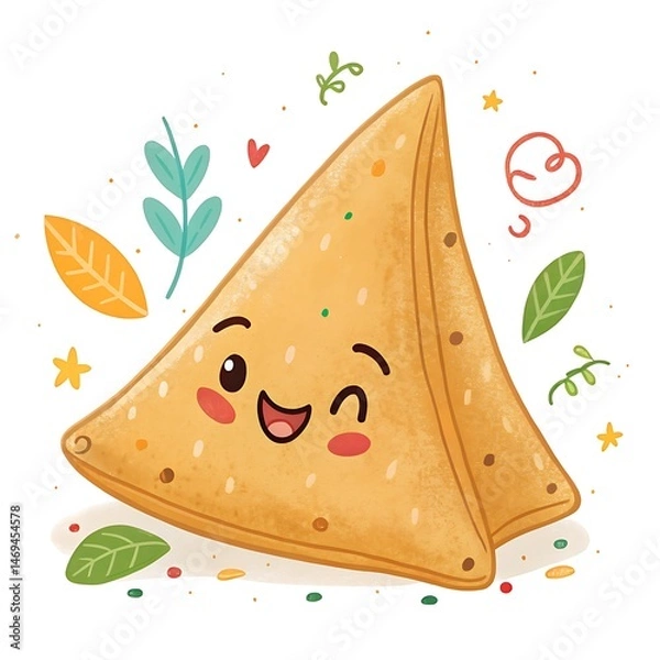 Fototapeta vector illustration of a slice of pizza