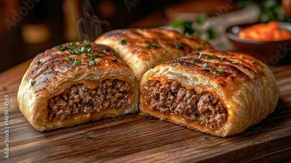 Obraz Classic belyash with meat