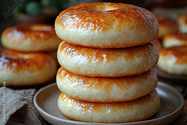 Obraz Stack of belyashi