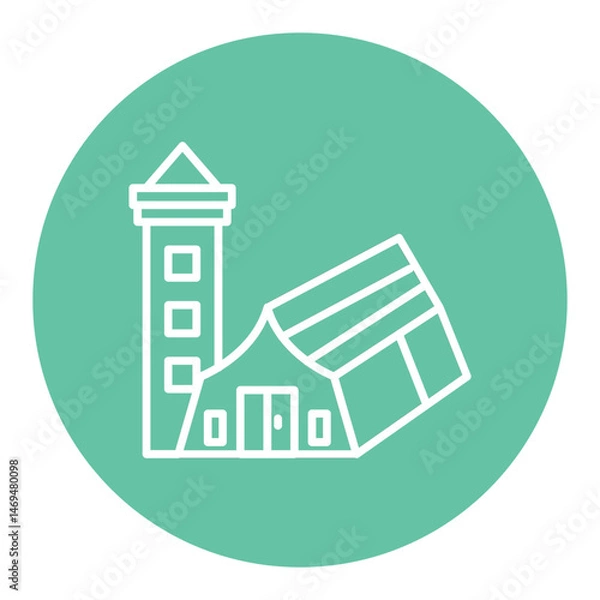 Obraz Army Military Base Icon