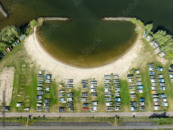 Obraz catamarans on a beach