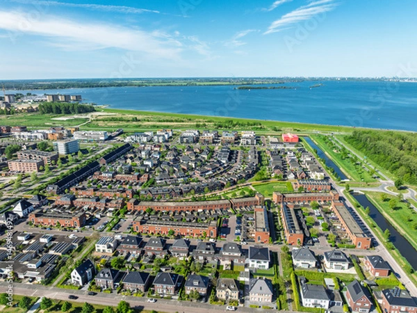 Obraz residential area in the Netherlands