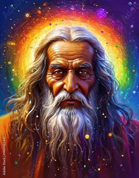 Fototapeta Different aesthetic and artistic visual designs that may be of interest to people interested in mysticism, mysticism and contemplation