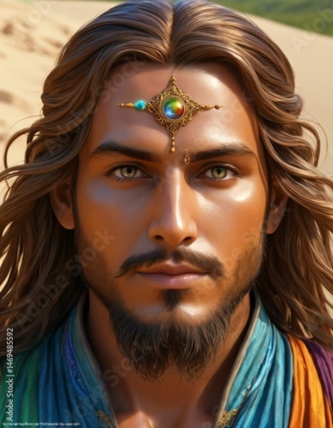 Fototapeta Different aesthetic and artistic visual designs that may be of interest to people interested in mysticism, mysticism and contemplation