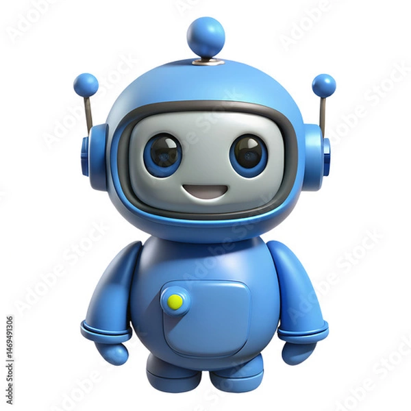 Fototapeta ai robot 3d 