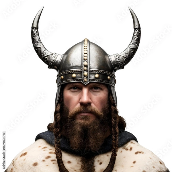 Obraz medieval knight in helmet