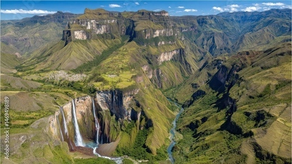 Obraz mountain landscape in the alps