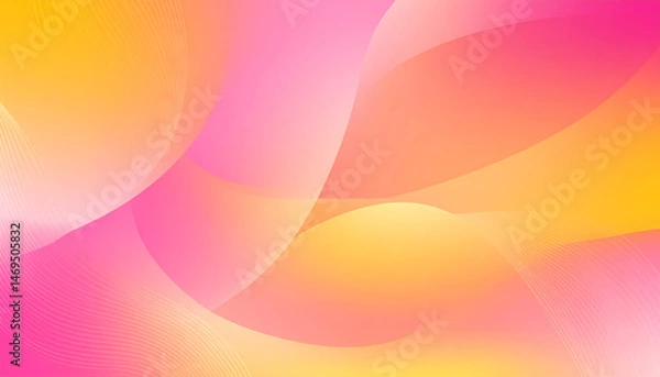 Obraz Abstract background with smooth gradient colors and elegant curves design