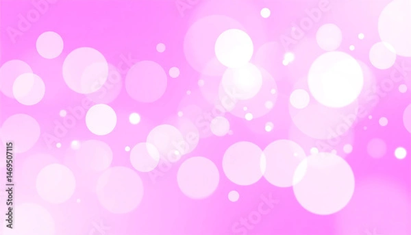 Obraz Dreamy pink backdrop with luminous orbs, perfect for ethereal designs