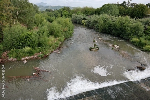Obraz Benevento - Fiume Sabato dal Ponte Leproso