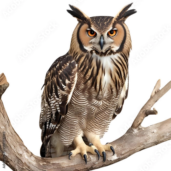 Obraz great horned owl in flight