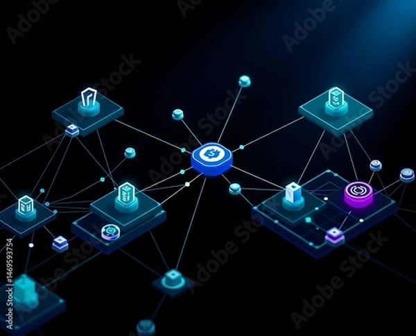 Obraz social network connection