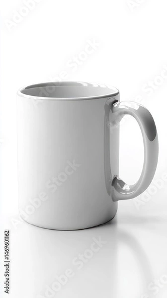 Obraz Empty white mug