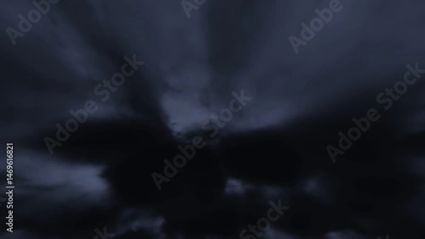 Fototapeta 夜の暗い曇り空