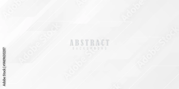 Obraz White background with abstract square shape, dynamic and sport banner concept. Vector Illustration
