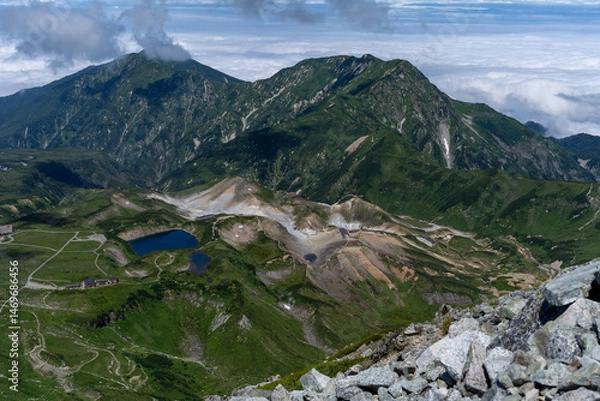 Obraz mountain landscape with lake