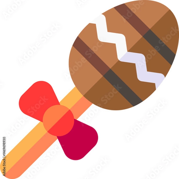 Obraz lollipop illustration on a white background     