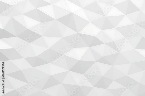 Fototapeta Abstract White Geometric LowPoly Background Texture Design Pattern
