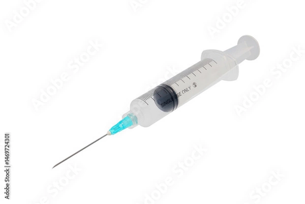 Fototapeta Medical Syringe on transparent background png