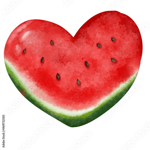 Fototapeta slice of watermelon