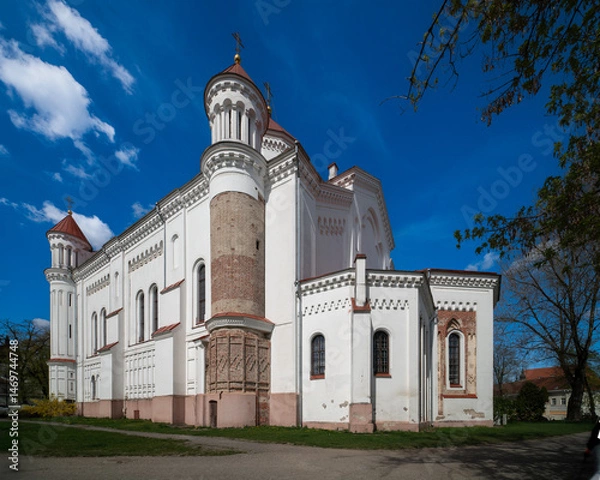 Obraz Cathedral of the Theotokos, byzantine  styled Orthodox Church in Vilnius, Lithuania