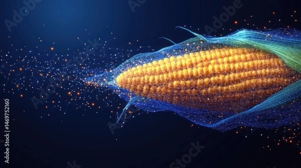 Obraz Corn cob, digital art