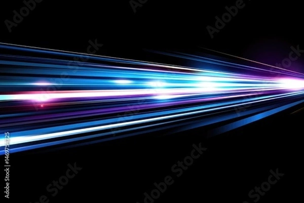 Fototapeta Abstract speed motion blur, vibrant colors