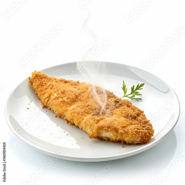 Obraz Crispy Breaded Fish Fillet Recipe: Delicious & Easy