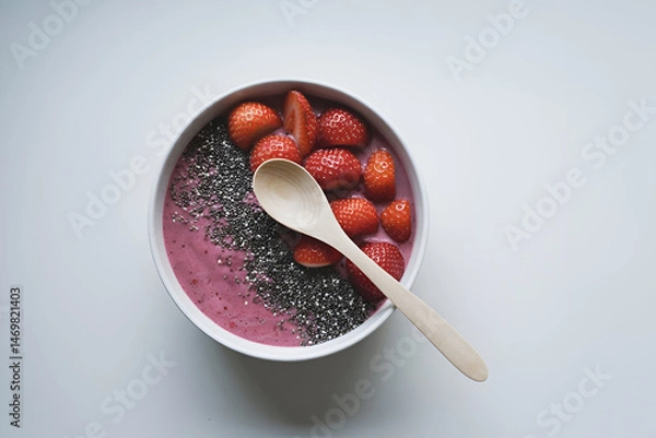 Fototapeta strawberries in a bowl