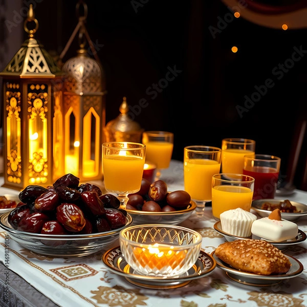 Obraz Ramadan Iftar Table