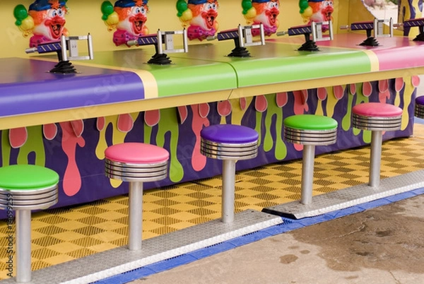 Obraz Clown Water Gun Balloon Game