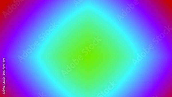 Fototapeta Vibrant rainbow gradient forming a diamond shape (12)