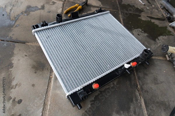 Obraz new car radiator