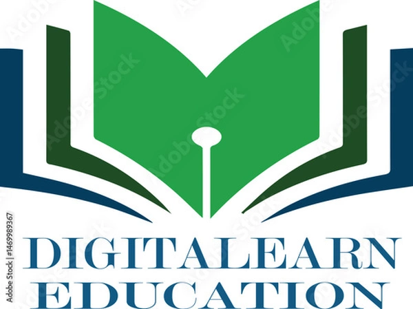 Fototapeta Book logo 