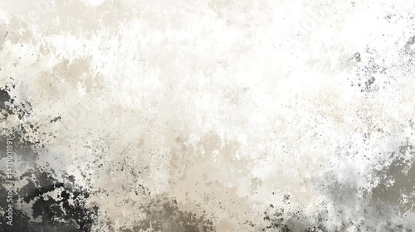 Obraz Abstract grunge white concrete wall texture background vector presentation design. The grungy white surface offers a rough, textured look, ideal for various design purposes like posters or website