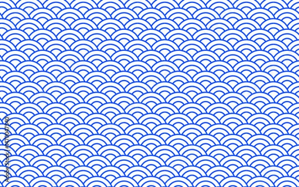 Obraz 青海波模様／青