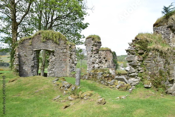 Obraz Saddell Abbey, Kintyre, Scotland