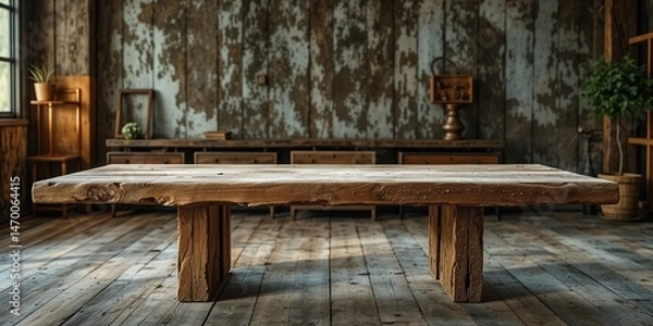 Fototapeta Rustic Charm:  A Perfect Background for Your Design