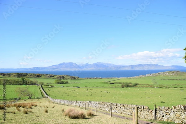 Obraz View of Arran from Bute, Scotland